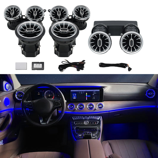 Mercedes Benz E-Klasse W213 – 64-Farvet LED Luftdyser (Foran & Bag) – Sedan