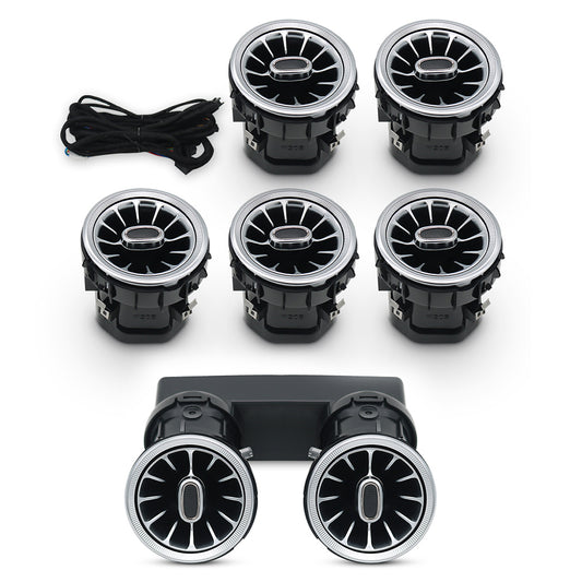 Mercedes Benz W205 / GLC W253 – 64-Farvet Ambient LED Luftdyser – For & Bag